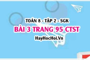 Bài 3 trang 95 Toán 8 Tập 2 Chân trời sáng tạo